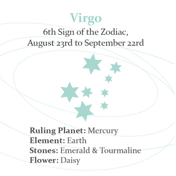 Small Pendant Zodiac Gold - Virgo