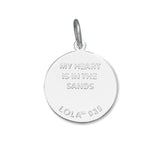 Medium Pendant - Sand Dollar