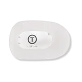 Large Flat Round Clip-Coconut White
