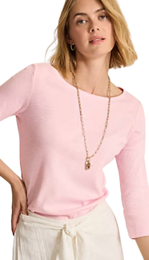Ashby Isles Bateau Neck 3/4 Sleeeve Tee