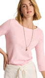 Ashby Isles Bateau Neck 3/4 Sleeeve Tee