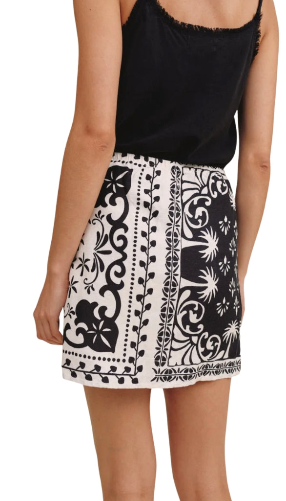 Wrap Skirt With Sash