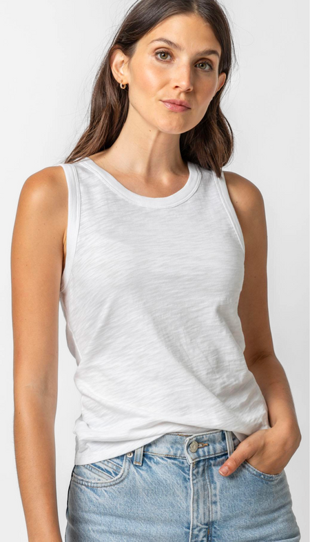 Side Shirred Tank