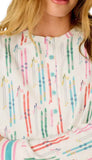Long Sleeve Pj Top-Apres All Day