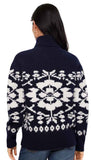 Jacquard Turtleneck Sweater