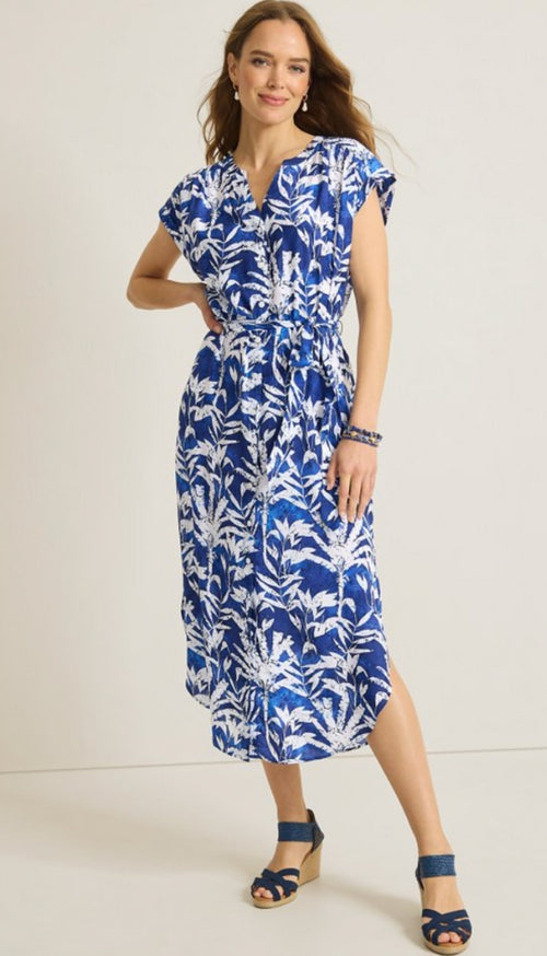 Coconut Cove Short Sleeve Shirt Dress