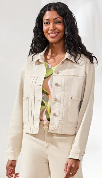 Jacket With Back Pleats