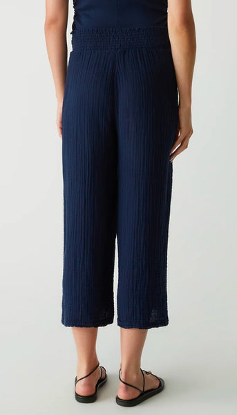 Medina Smocked Waist Crop Pant