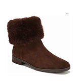 Katria-Suede Ankle Boot With Fur