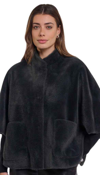 Faux Fur Cape