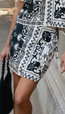 Wrap Skirt With Sash