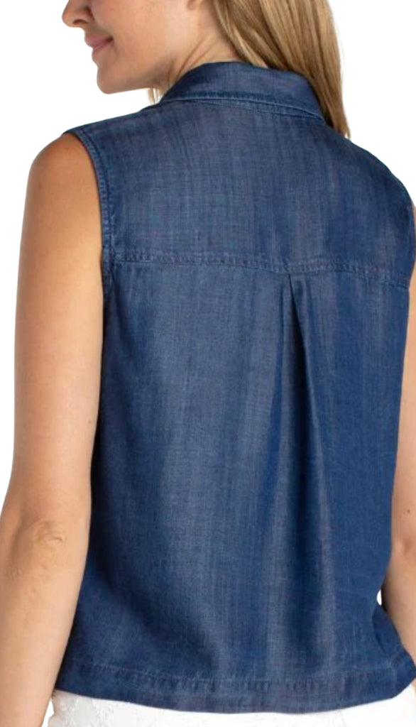 Slvlss Button Top W/ Pockets