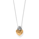 Interlok Love Knot Heart Necklace