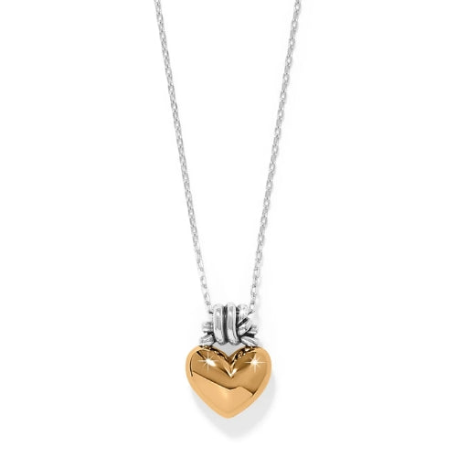 Interlok Love Knot Heart Necklace