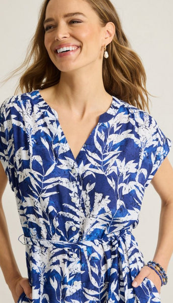Coconut Cove Short Sleeve Shirt Dress