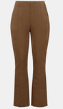 Scuba Suede Flared Pants