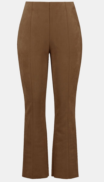 Scuba Suede Flared Pants