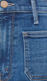 Patch Pocket Mid Rise Maven Ankle - Let's Split