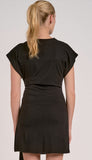 Short Sleeve Side Tie Dress
