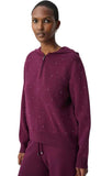 Embelished Hooded Pullover Sweater