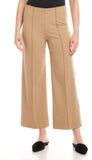 Cropped Pintuck Wide Leg Pants