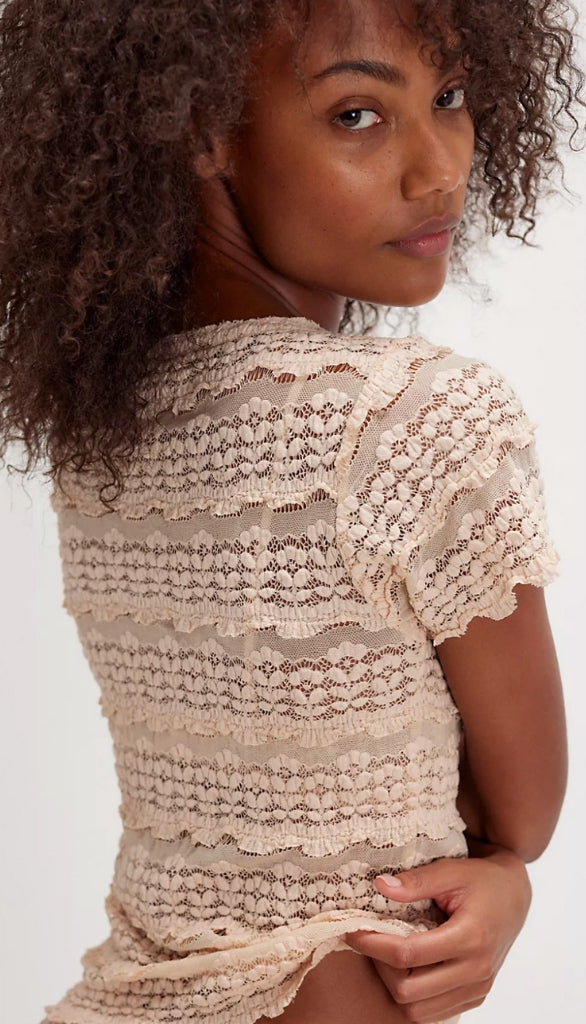 Angelina Lace Tee