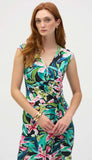 Tropical Print Sheath Dress