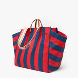 Beach Tote-Canvas Stripe