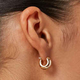 Mini Tome Hoop Earrings