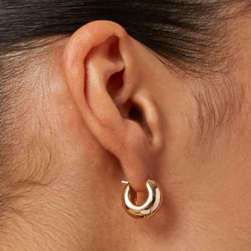 Mini Tome Hoop Earrings