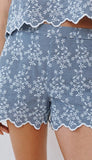 Scallop Border Catalina Short