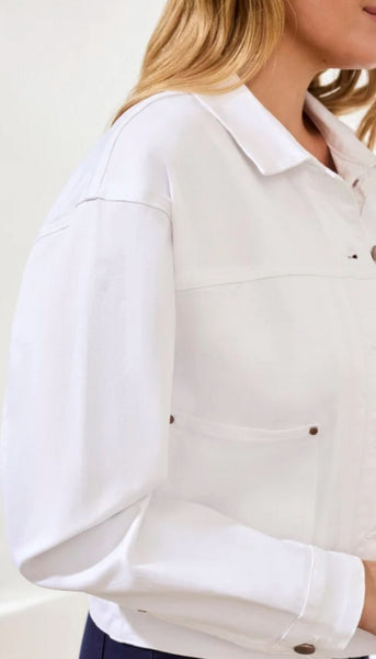 Jacket With Back Pleats