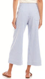 Stripe Cropped Wide Leg Pants