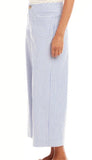 Stripe Cropped Wide Leg Pants
