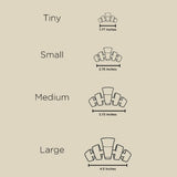 Medium Flat Square Clip-Mistletoe