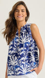 Coconut Cove Sleeveless Ruffle Top