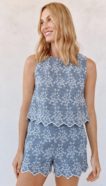 Scallop Border Catalina Short