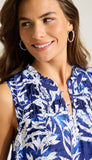 Coconut Cove Sleeveless Ruffle Top