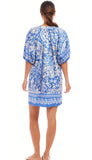 Puff Sleeve Peasant Dress