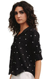 Drop Collar Boxy Button Down
