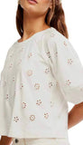 Jessie Eyelet Tee