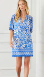 Puff Sleeve Peasant Dress