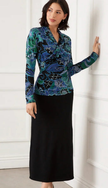 Drape Front Crossover Top