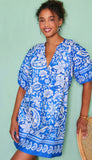 Puff Sleeve Peasant Dress
