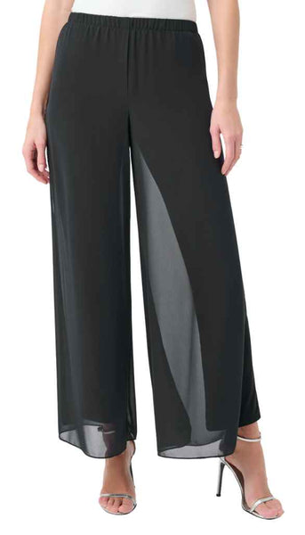 Chiffon Wide Leg Pull On Pants