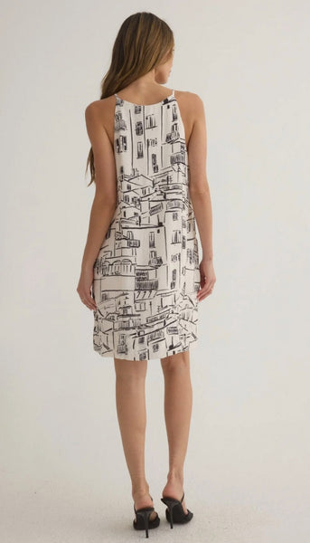 Halter Keyhole Mini Dress