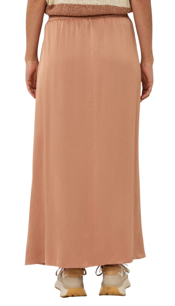 Long Satin Skirt