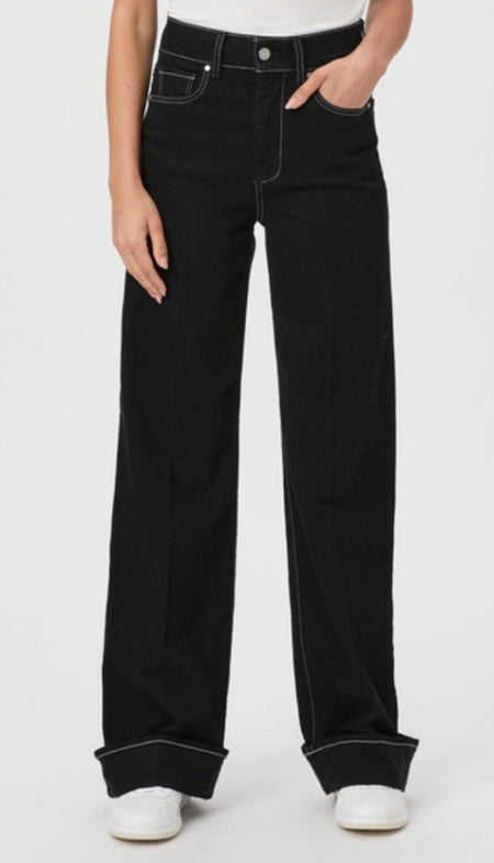 Audrey Pull On Flare Jeans - Dark Night