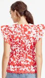 Sena Ruffled Peplum Top