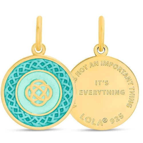 Small Pendant-Family Knot All Gold